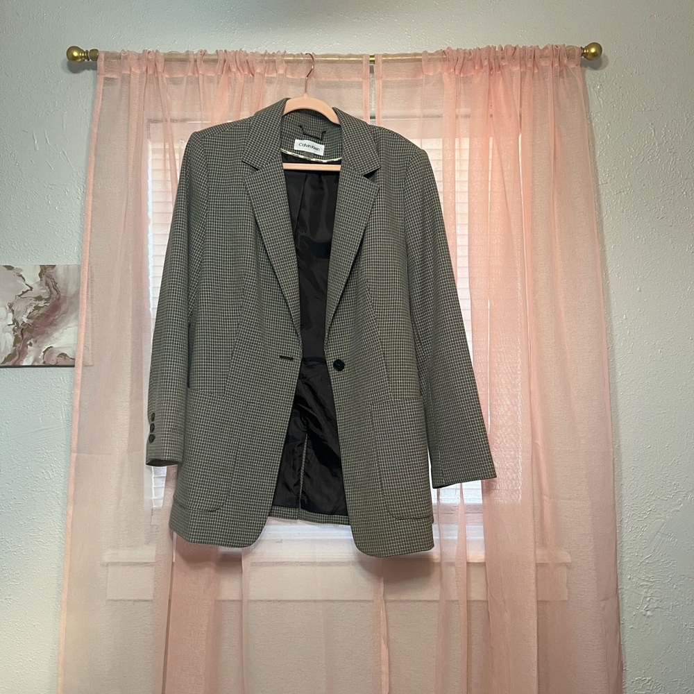 Calvin Klein Women's Gray Blazer